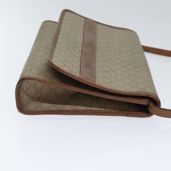 CELINE Macadam Canvas Shoulder Bag Beige - Picture 3 of 16